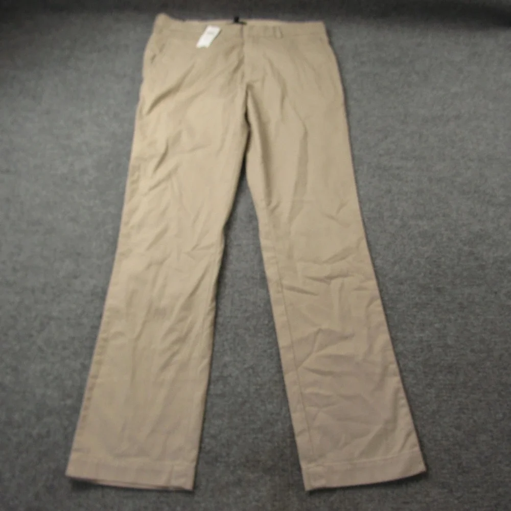 Banana Republic Pants Mens 34x34 Khaki Aiden Chino Slim Fit Flat Front Cotton